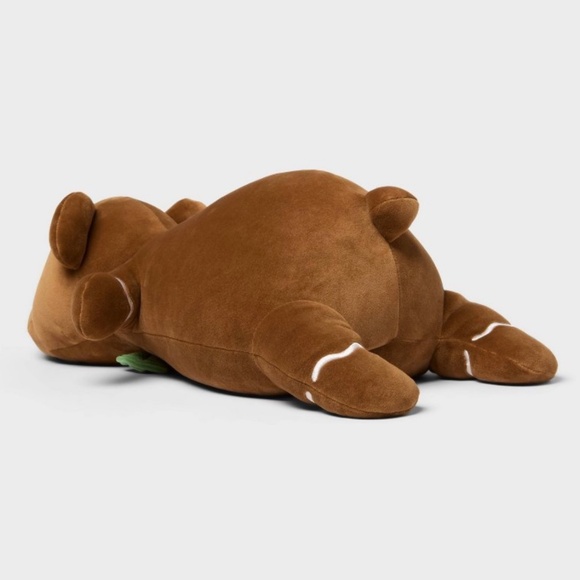 Gingerbread Bear Weighted Plush Throw Pillow - Pillowfort - Picture 4 of 11